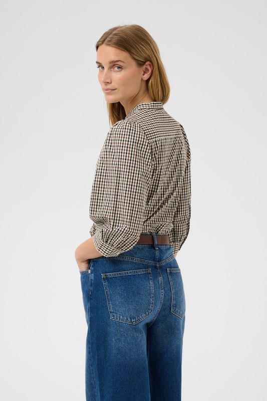 Chinette Shirt Downtown Brown Check 