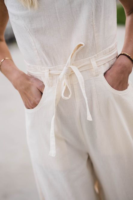 Hovedbilde Boatneck Jumpsuit Natural 