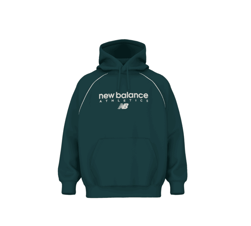 Trackside Fleece Hoodie Green 
