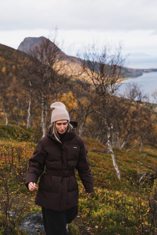 Besseggen Light Down Jacket Dark Brown 