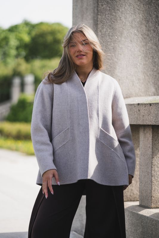 Magaret Jacket Greige Melange 