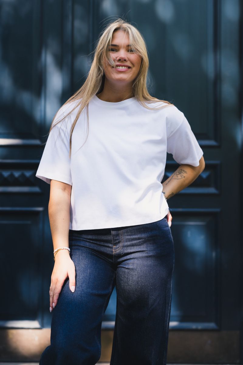 Moa Melea Tee Bright White