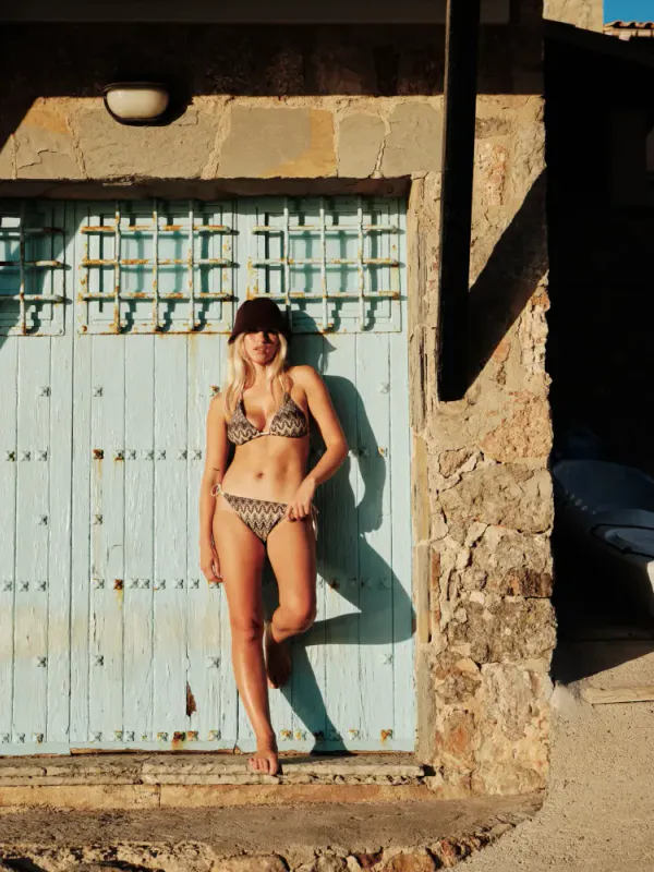 Amber Baila Bikini Tanga Mocha Brown