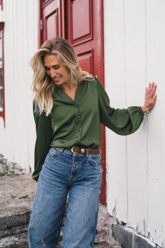 Trine Shirt Chive 