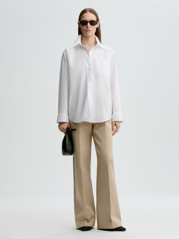 Audrey Organic Cotton Shirt Pure White 