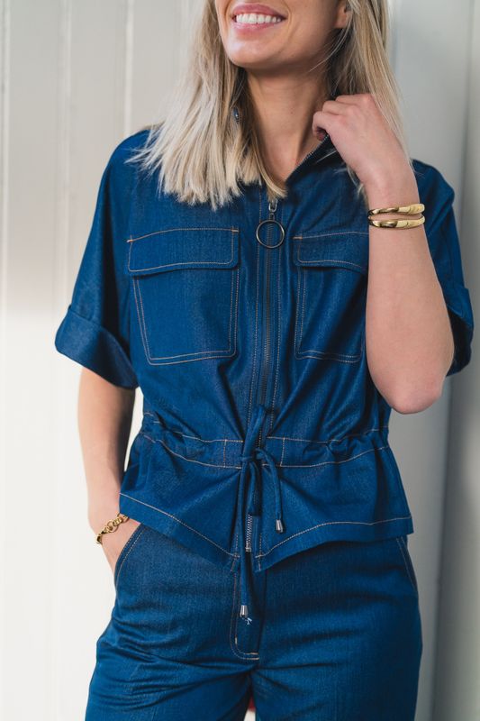 Terry Vest Navy 
