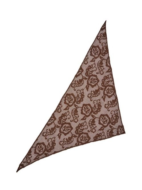 Hovedbilde Croflora Triangle Scarf Hot Fudge Brown 