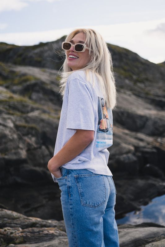 Kjerag National Tee Light Grey Mix 