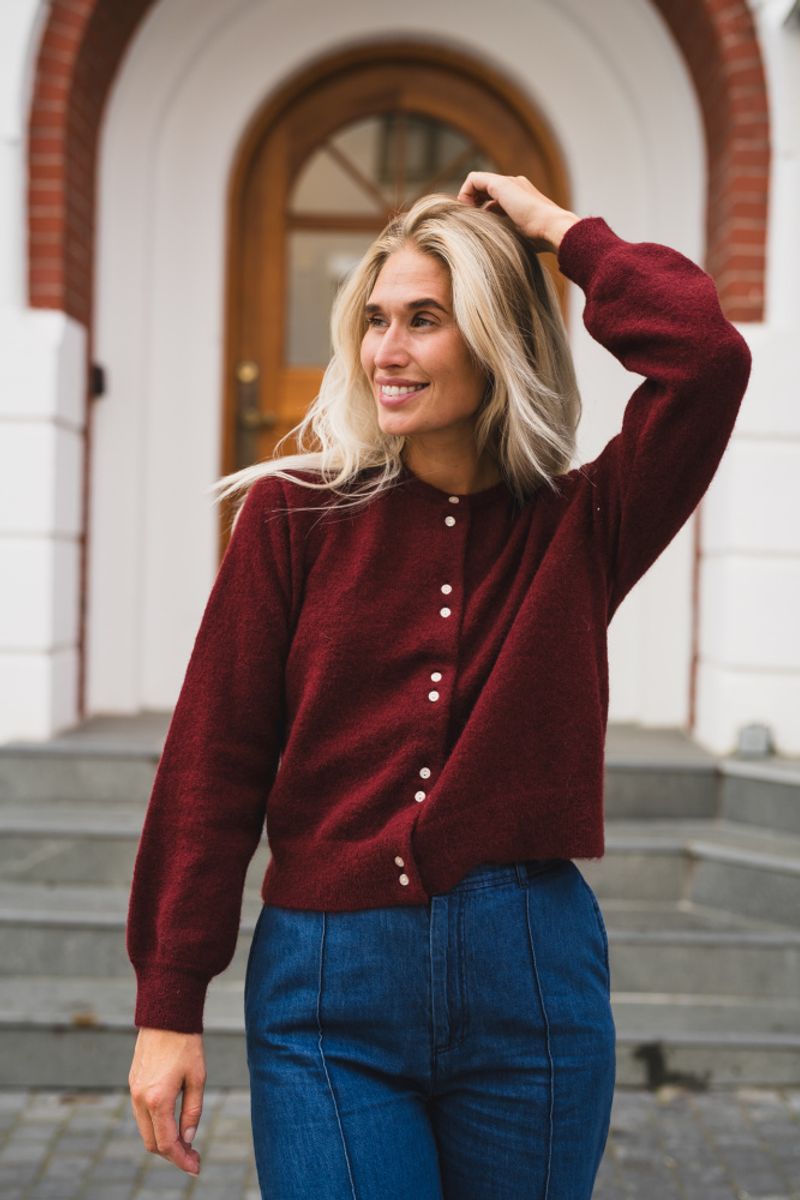 Ninell Cardigan Tawny Port 