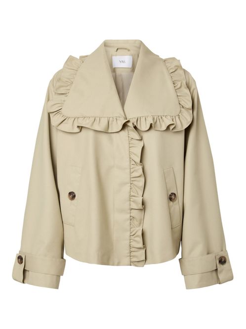 Hovedbilde Elsana LS Short Trenchcoat Travertine