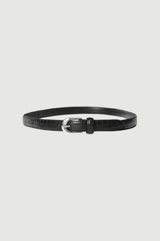 Celest Belt Black Croco