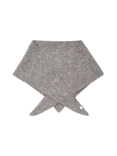 Hovedbilde Alpaca-Wool Triangle Scarf Grey Melange 