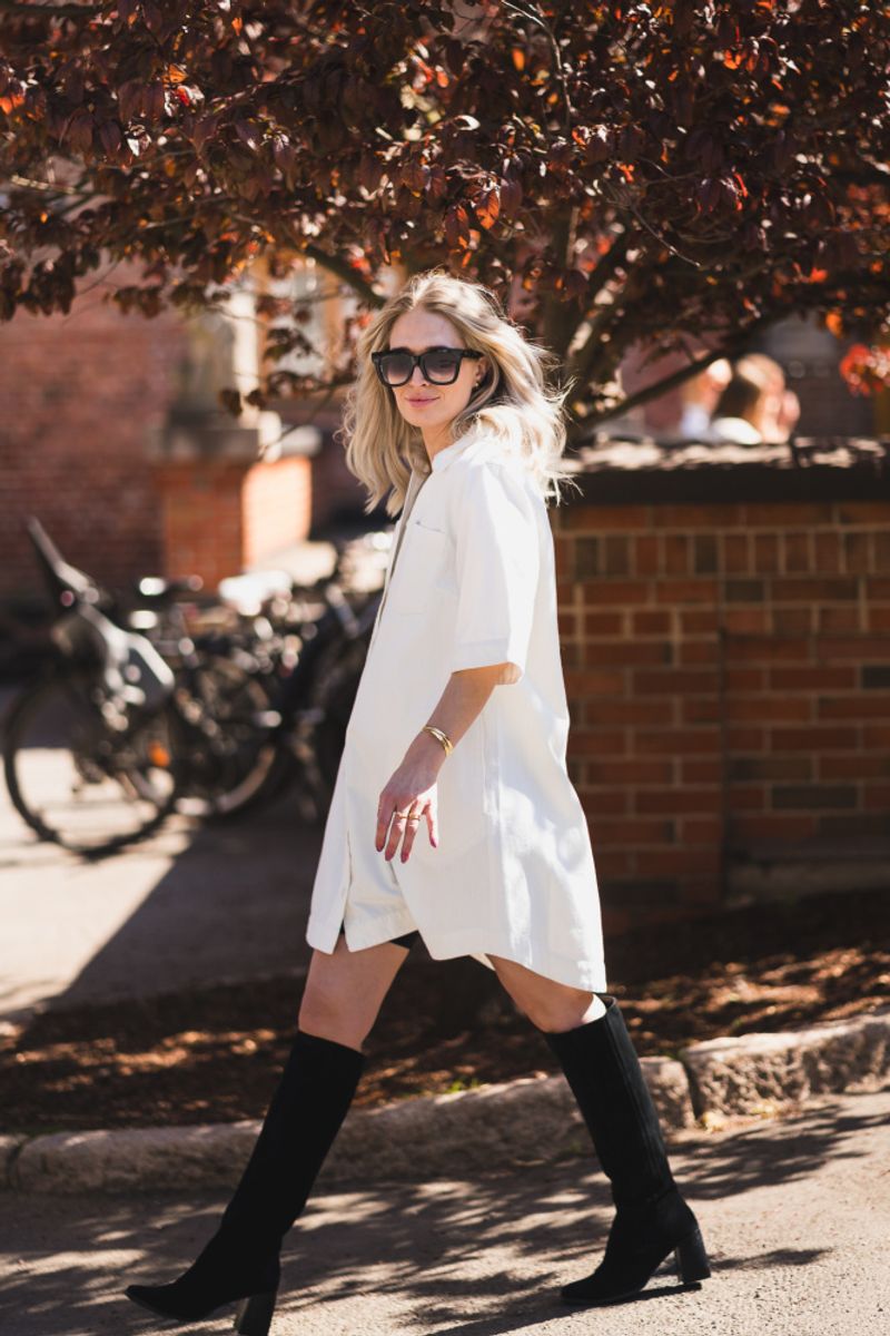 Sardia Dress Eggnog 
