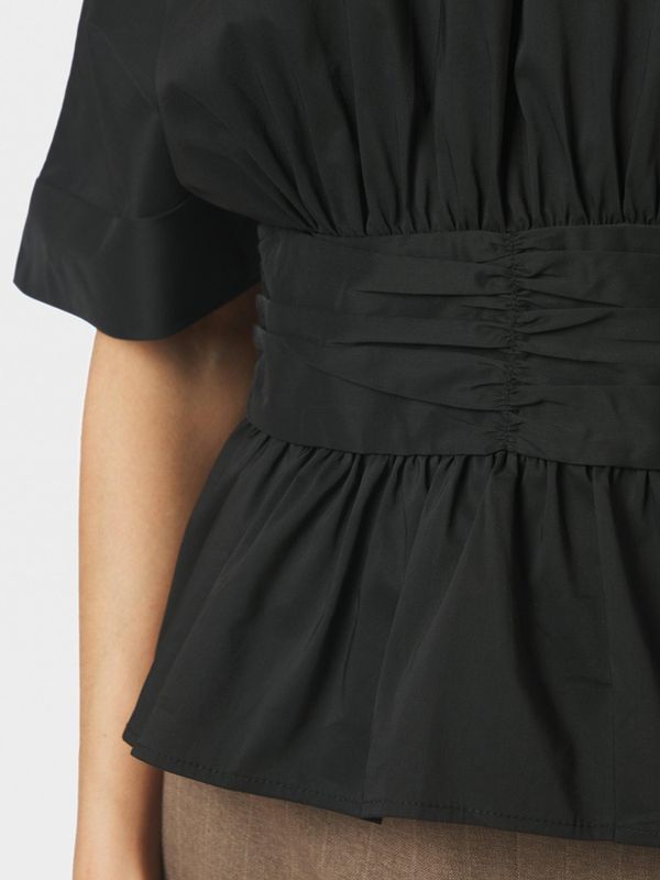 Annegret Poplin Blouse Black 