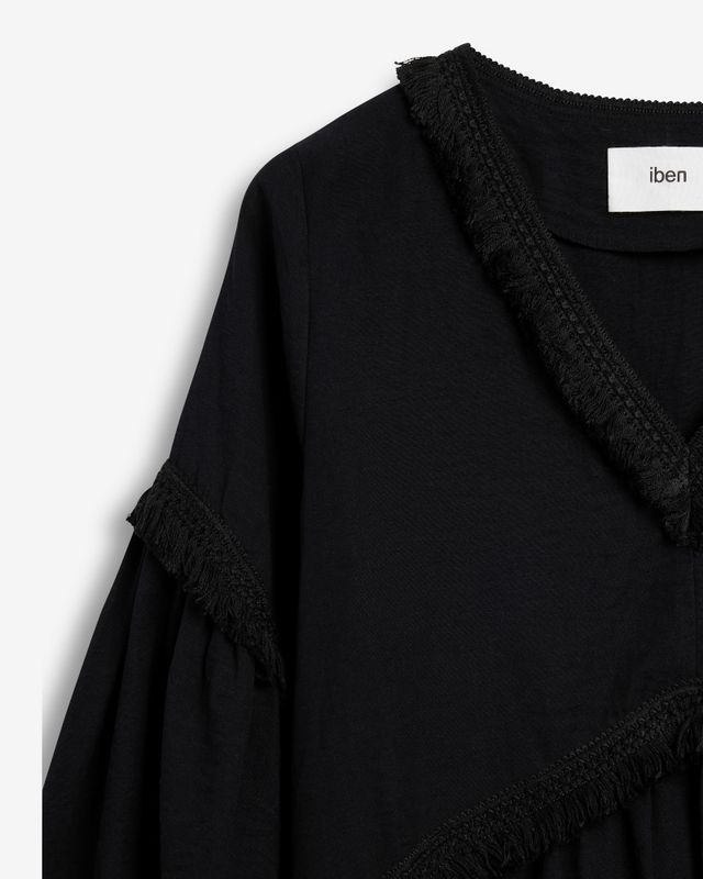 Eden Dress Linen Black 