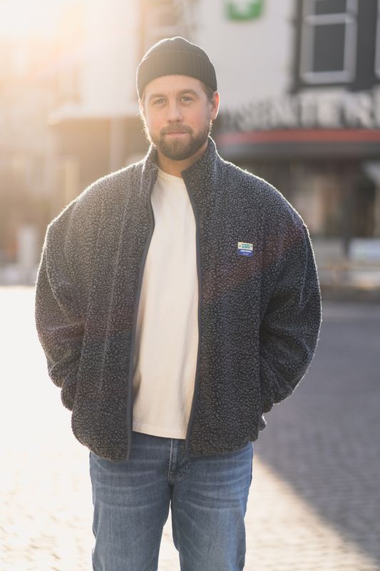 Hoktown Jacket Charcoal Melange 