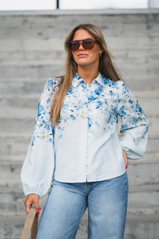 Cleo LS Shirt Skyway Cleo Print 