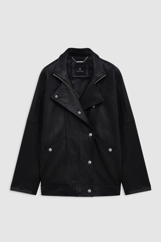 Sandy Jacket Leather Black 