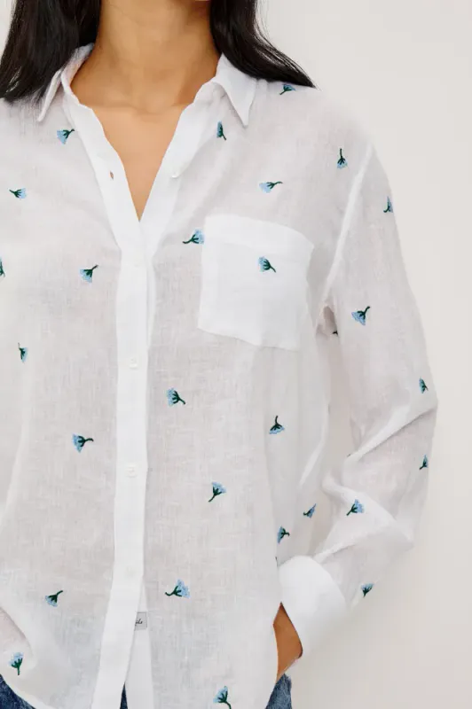 Charli Shirt Bluebell Carnations
