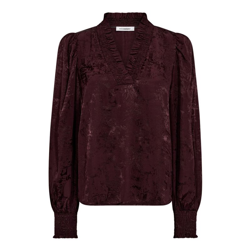 Miko V-Blouse Plum 