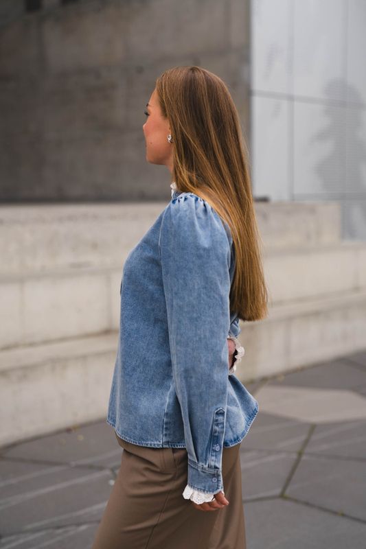 Imara Denim Shirt Light Blue 