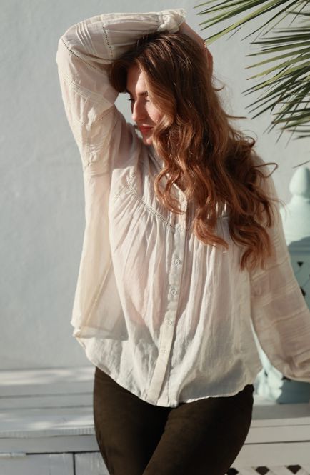 Hovedbilde Moonlace Blouse Vanilla Mist