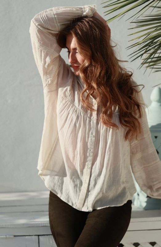 Moonlace Blouse Vanilla Mist