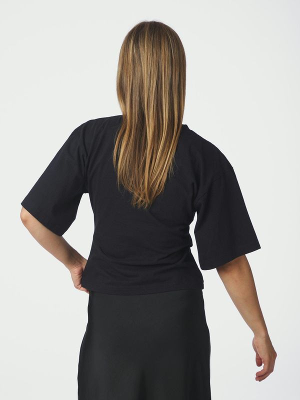 Asha Boxy Tee Navy 