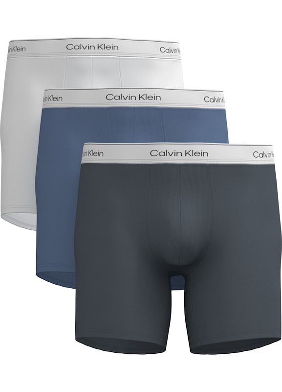 Boxer Brief 3PK White/Blue Tulip/Turbulence 