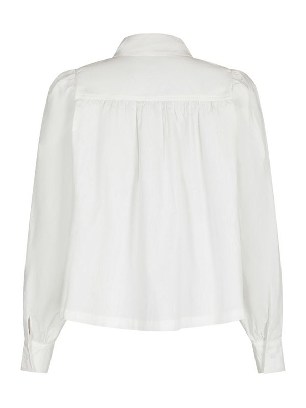 Melya Poplin Shirt White 