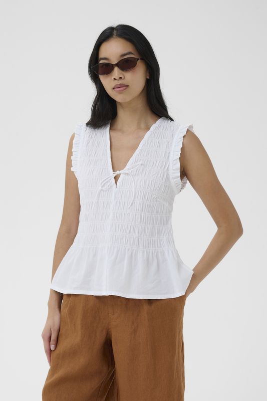 Borgny Top Bright White 