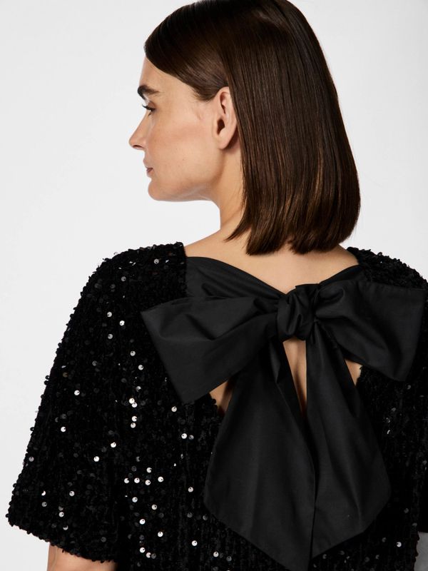 Fudsy 2/4 Short Dress Black 