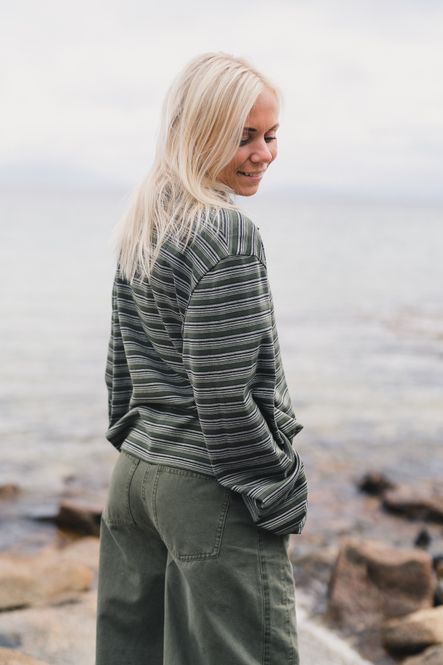 Hovedbilde Sunny Polo Green Stripe 