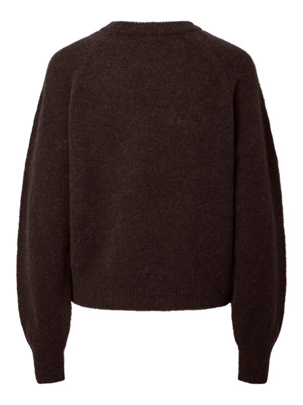 Johi LS Wool Blend Pullover Coffee Bean 