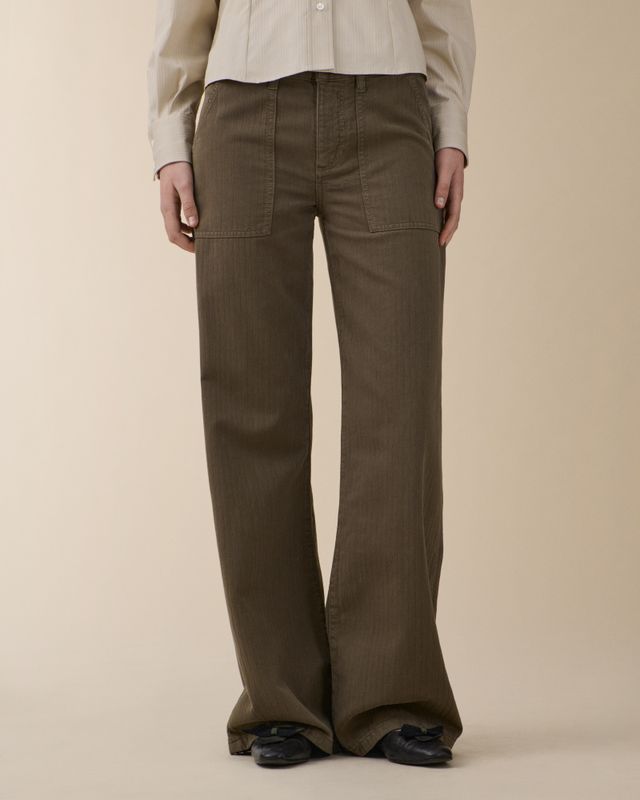 Guell Chevron Khaki Green 