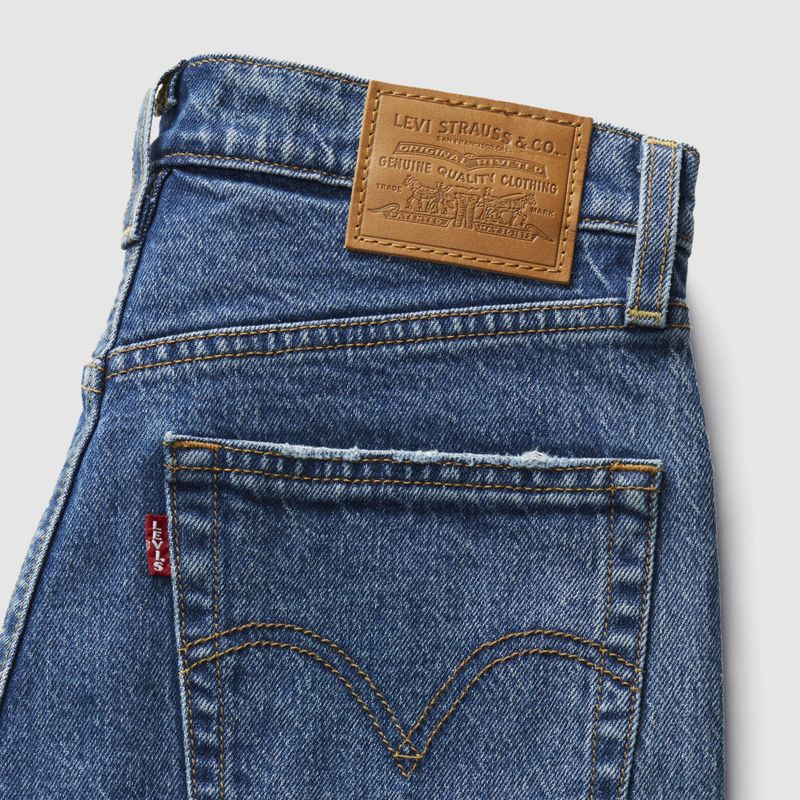 Ribcage Straight Ankle Jeans Jazz Pop