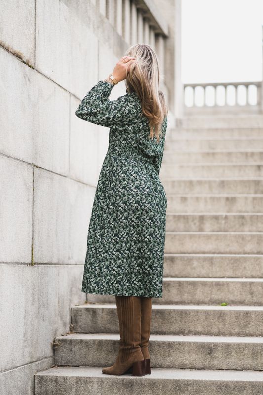 Astrid Midi Dress Eden Flower 