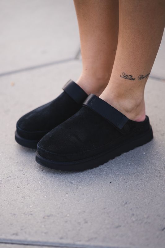 W Goldenstar Clog Black 
