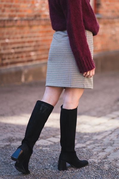 Hovedbilde Corinne Skirt Toasted Coconut Check