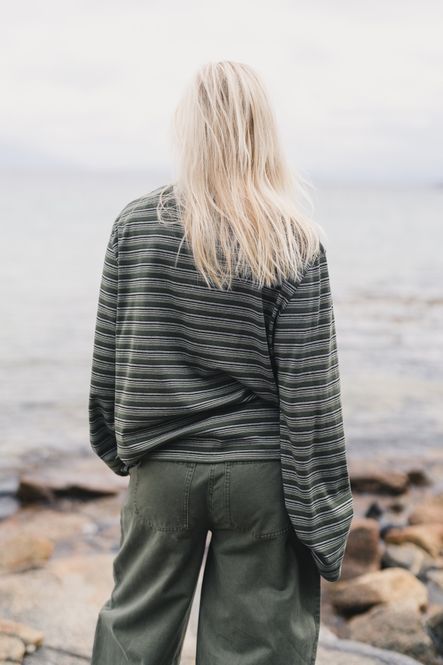 Hovedbilde Sunny Polo Green Stripe 