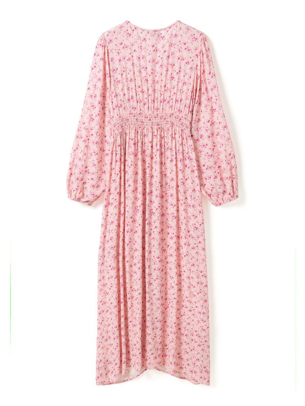 Lilith Maxi Dress Cheryl Pink Print 