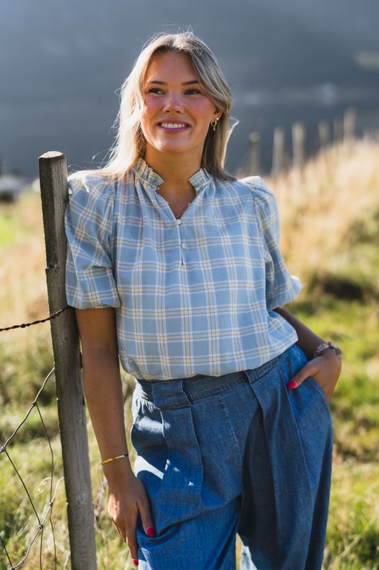 Tutti Check Light Blue 