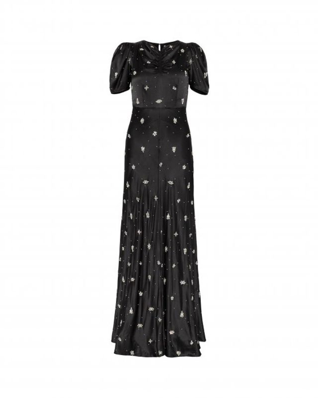 Ivy Embellished Black 