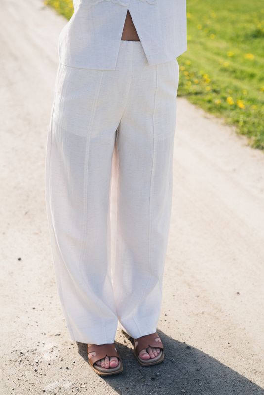 Tama HW Ankle Pant Pristine Melange 