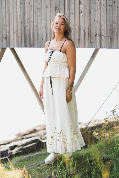 Hovedbilde Ariella Crepe Skirt Creme 