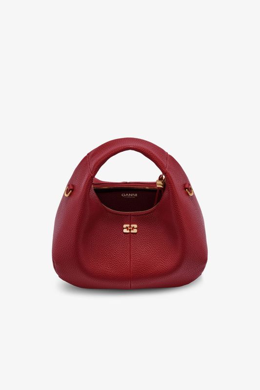 Hobo Mini Grained Bag Red Dahlia