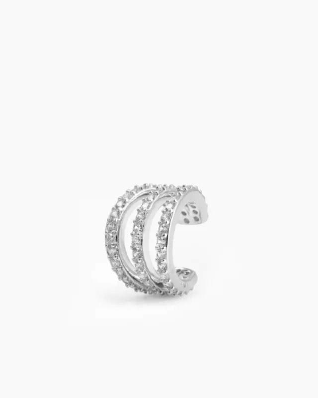 Eterno Tripple Pavé Silver 