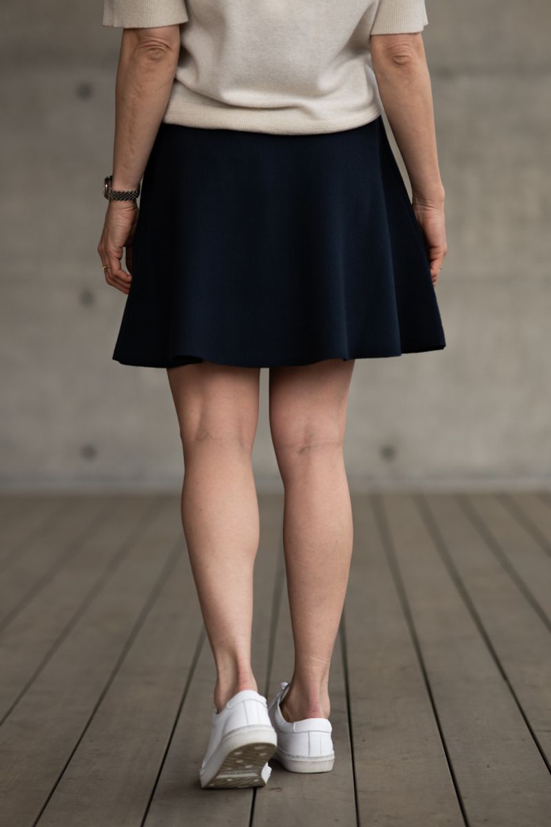 Fonny HW Knit Skirt Navy Blazer 