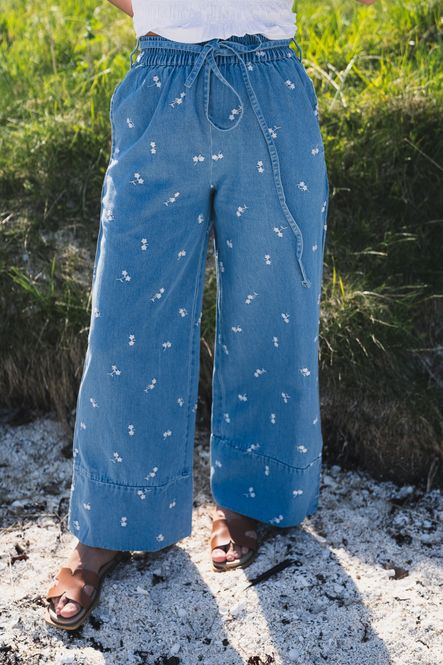 Hovedbilde Elida Pant Denim Fiore