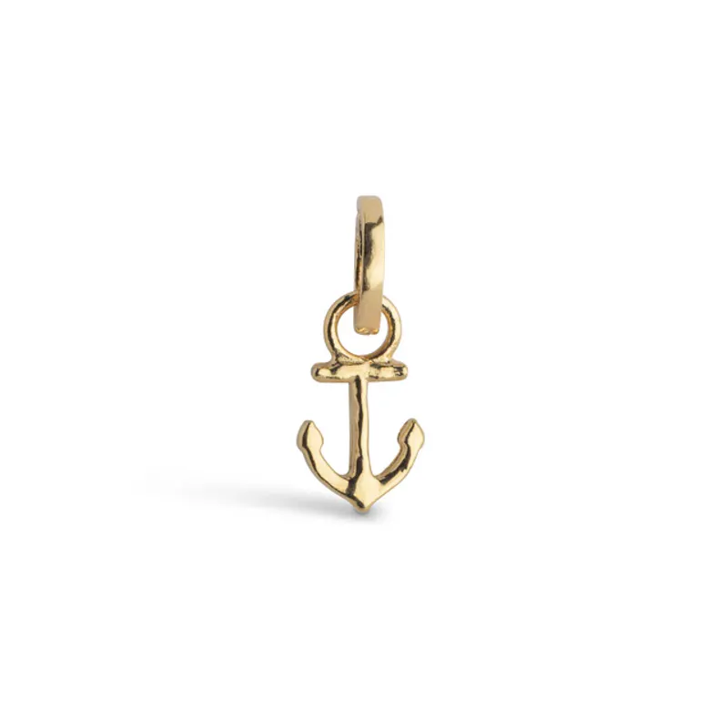 Steady Anchor Charm Gold 